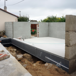 Agrandissement terrasse pour jardin suspendu Hazebrouck